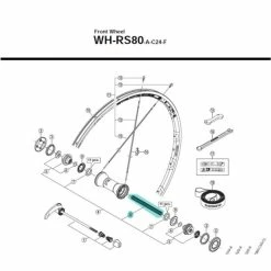 Axe De Moyeu Avant Shimano Y21C03100 - [x1]
