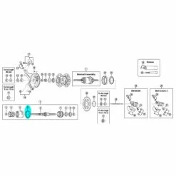 Bague 10 Billes 7/32 Shimano Y33R90220 Pour Moyeu SG-3C40