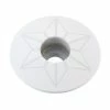 Bouchon De Potence Supacaz Star Capz Thermolaqué 31,8mm - Blanc