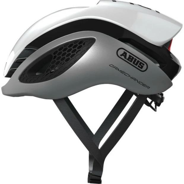 Casque Route Abus Game Changer Argent/Blanc