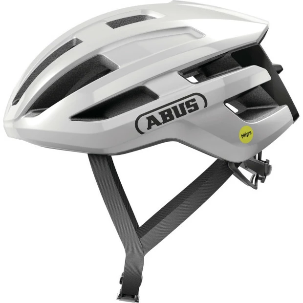 Casque Route/Gravel Abus PowerDome MIPS Blanc Brillant – Image 2