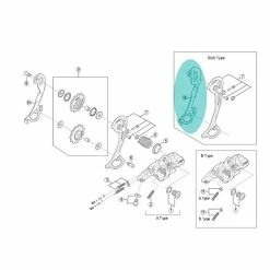 Chape Interne De Dérailleur Shimano - Y5W710000