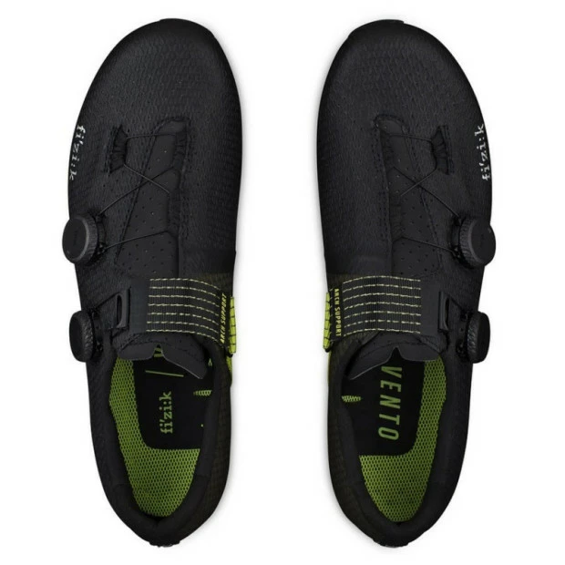 Chaussures Route Fizik Vento Stabilita Carbon Noir/Jaune – Image 2