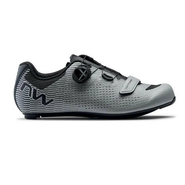 Chaussures Route Northwave Storm Carbon 2 Argent Réfléchissant