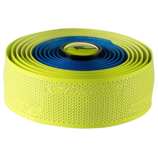 Guidoline Lizard Skins DSP Dual Tape 2.5 - Jaune Fluo/Bleu Cobalt