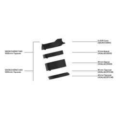 Deda-elementi Kit D'Entretoises De Jeu De Direction Deda Elementi S-DCR 46mm