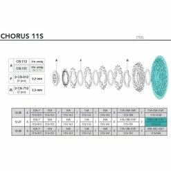 Campagnolo® Kit Pignon Campagnolo 11 Vitesses [23/27] - 11S-357
