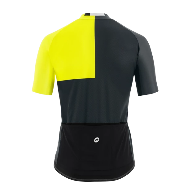Maillot Route Assos Mille GT C2 EVO Stahlstern Noir/Jaune – Image 2