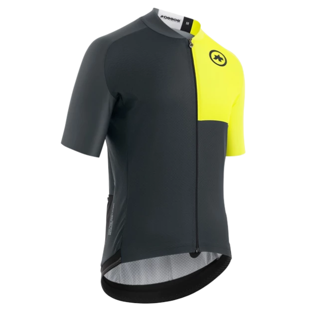 Maillot Route Assos Mille GT C2 EVO Stahlstern Noir/Jaune – Image 3