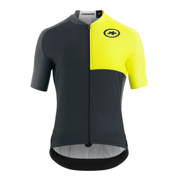 Maillot Route Assos Mille GT C2 EVO Stahlstern Noir/Jaune