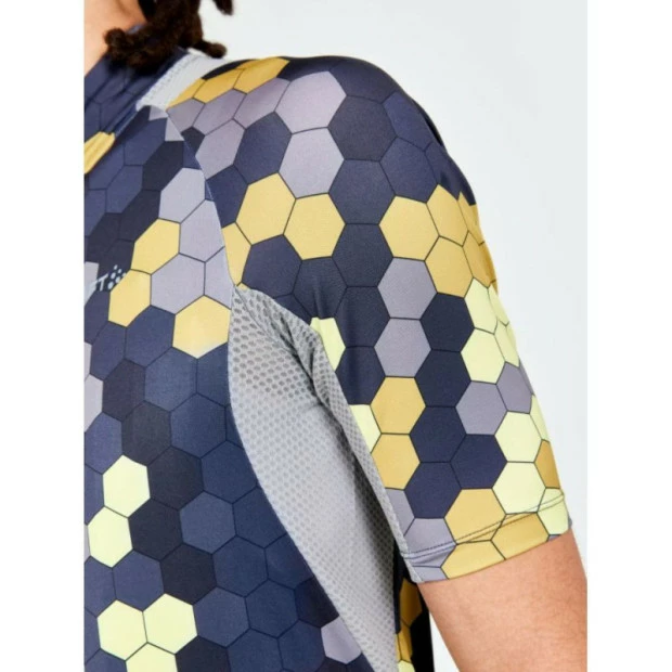 Maillot Route Homme Craft Advanced Endur Graphic Multicolore Gris – Image 5