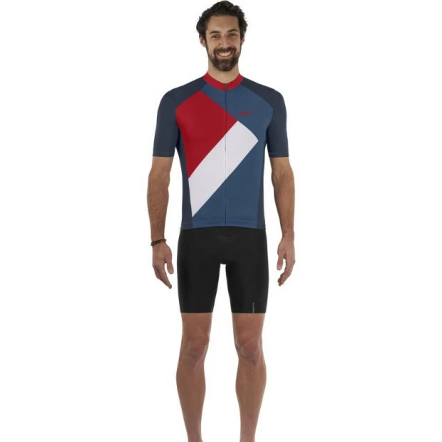 Maillot Route Mavic Ksyrium Bleu Marine/Rouge – Image 3