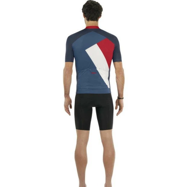 Maillot Route Mavic Ksyrium Bleu Marine/Rouge – Image 4