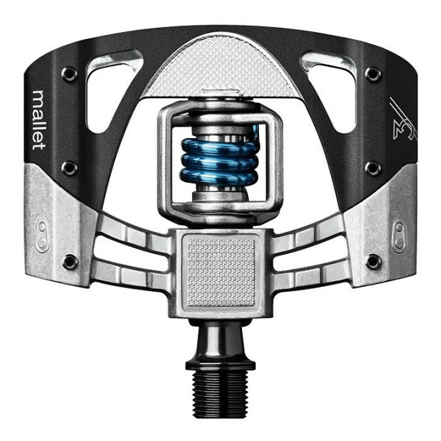 Crank Brothers Pédales Crankbrothers Mallet 3 - Noir/Argent/Bleu