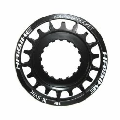 Plateau Haibike Miranda Pour XDuro Plus Bosch Gen 2 - 18 Dents - Offset: 5 Mm - Noir