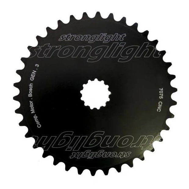 Plateau Vélo Electrique Stronglight Bosch Gen 3 Direct Mount 42D + Chainglider Hebie