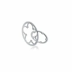 Plateaux Miche Supertype BCD 130 9/10 Vitesses Shimano Intérieur Argent