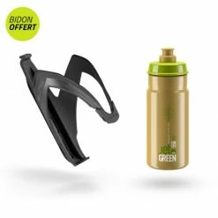 Porte Bidon Elite Noir + Bidon Elite 550 ML Offert