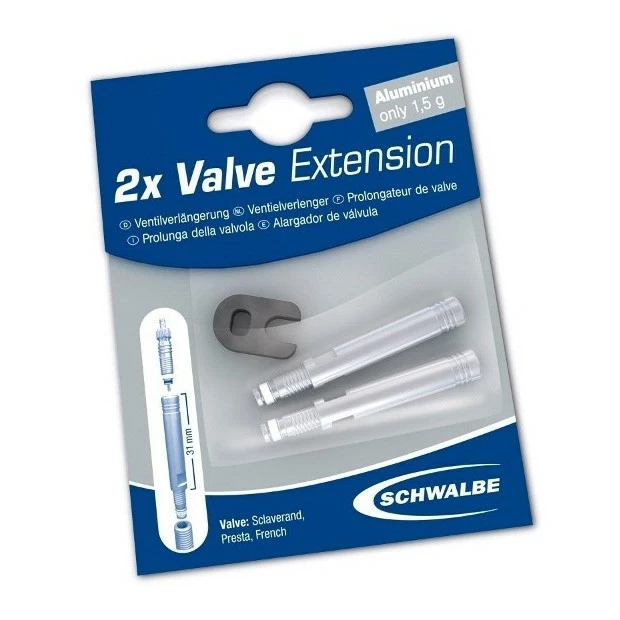 Prolongateur De Valve Schwalbe 17 Mm (x2)