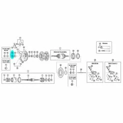 Rondelle Orientée Jaune Shimano Y33Z20200 Pour Moyeu SG-3C40