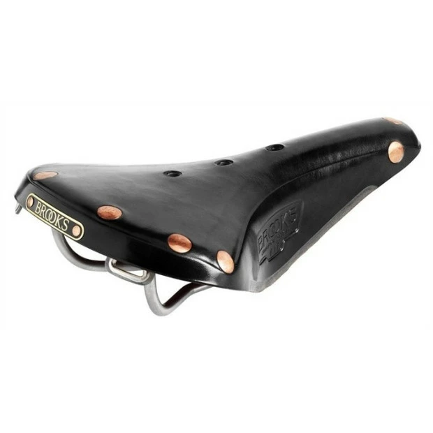Selle En Cuir Brooks B17 Titanium Special - Noir