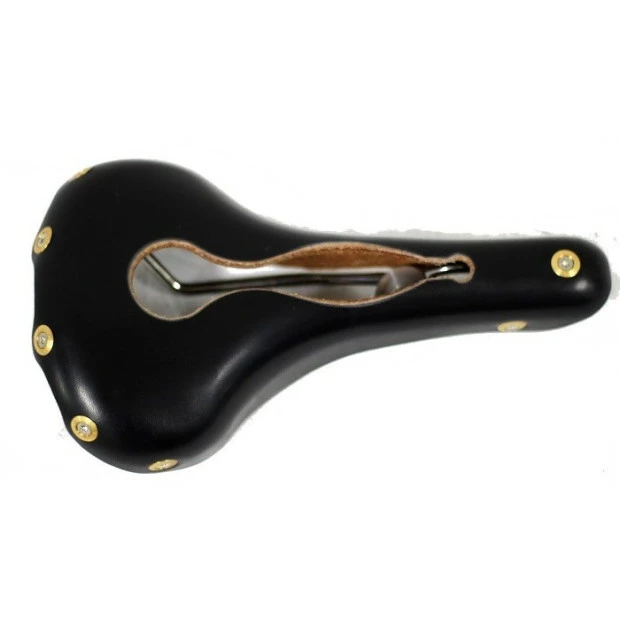 Selle En Cuir Gilles Berthoud Aspin Ouverte - Noir