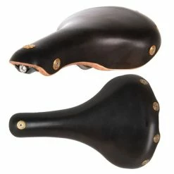 Selle En Cuir Gilles Berthoud Marie Blanque - Noir
