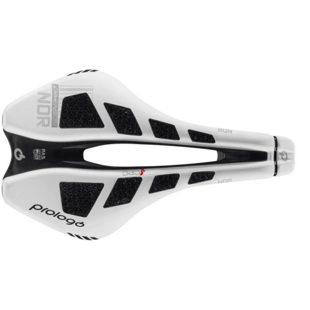 Selle Prologo Dimension NDR 143 CPC Tirox 245x143 Mm Blanc/Noir