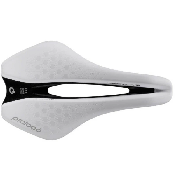 Selle Prologo Dimension Tri Nack 245x143 Mm Blanc/Noir