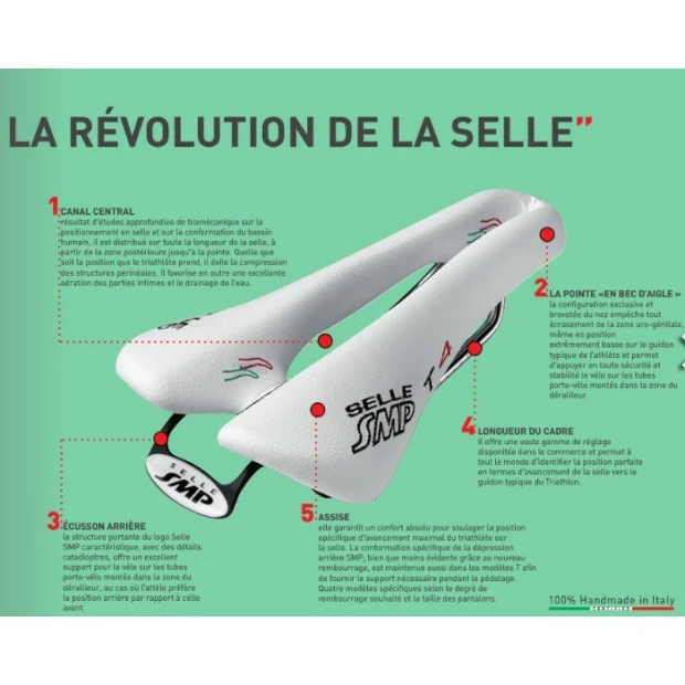 Selle SMP Triathlon T3 - Noir – Image 2