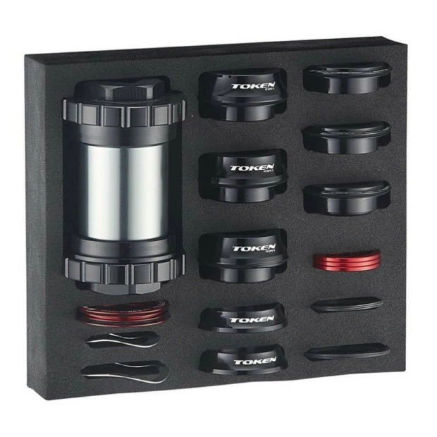 Set Boîtier De Pédalier TOKEN Thread Fit TF37 PF30/BB386 : Shimano/Sram/BB386/BB30