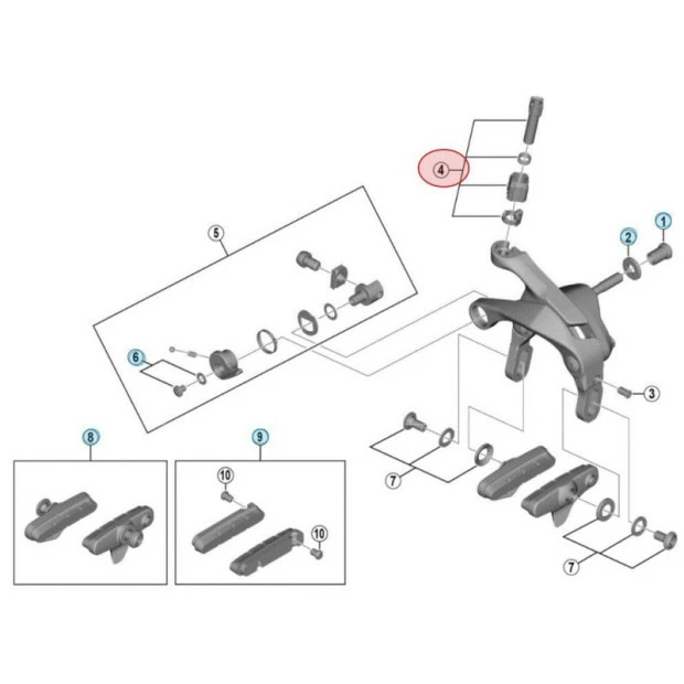 Vis De Tension De Câble De Frein Shimano 105 BR-R7000