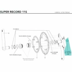 Campagnolo® Vis Power Torque Campagnolo [x1] - FC-SR007